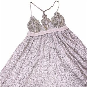 Victorias Secret small pink lace lingerie slip
